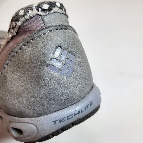 Columbia Techlite PFG Slip On Casual Flats Womens Size 8 BL4431-003 Gray - Picture 8 of 9